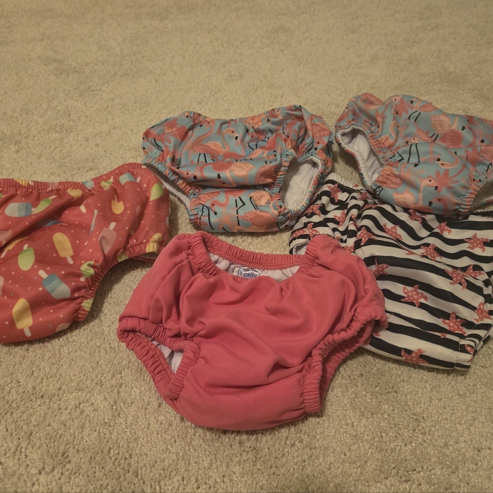 Reusable swim diapers size 12 to 24 months